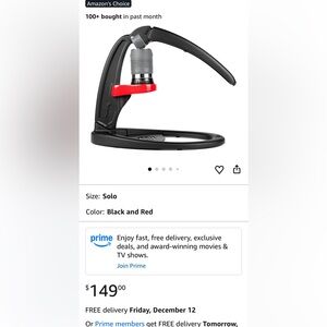 Flair Black and Red Manual Espresso Maker